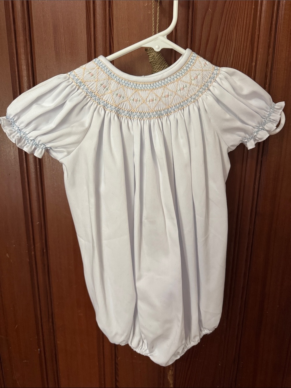Dressy Jessie Smocking Classic Smocked Baby Bubble Romper
